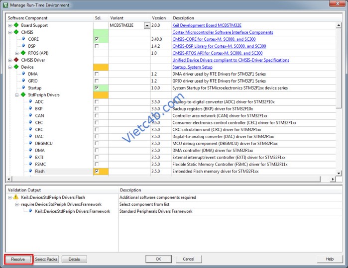 Select Std Peripheral Driver