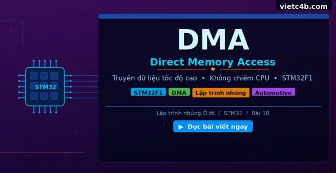 DMA trong STM32: Hướng Dẫn Cấu Hình Direct Memory Access