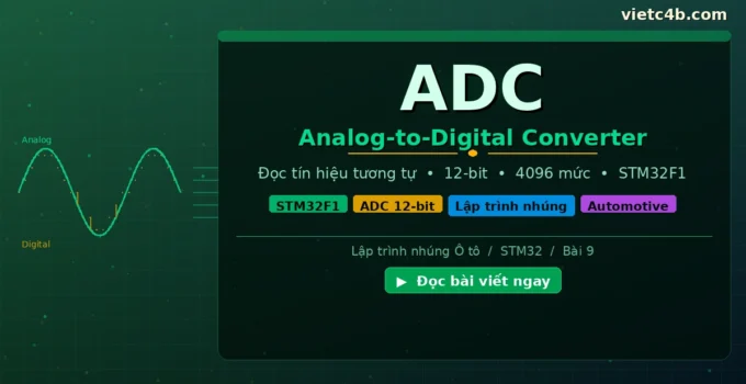ADC trong STM32: Hướng Dẫn Cấu Hình Analog-to-Digital Converter